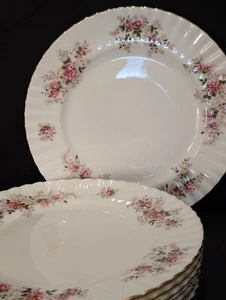 Vintage Royal Albert Lavender Rose Dinner Plate Set – 8pcs, England, 10.5" - Picture 1 of 7