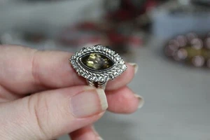 Judith Ripka Sterling Marquise Quarz und Diamonique Ring - Bild 1 von 5