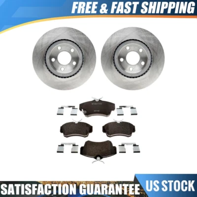 Rotores de freno delanteros y pastillas de freno metálicas para Chrysler PT Cruiser 2001-2010 Foto 1 de 4