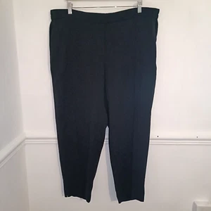 J Crew Mercantile Womens Trousers BNWT Black Size UK 20 Pull on Crop High Waist - Picture 1 of 8