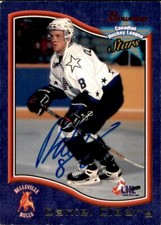 Daniel Dan Cleary Signed Autographed 97/98 Bowman CHL card Detroit Red Wings
