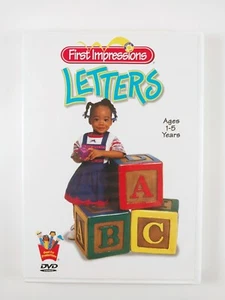 Baby's First Impressions Volume 3 : Letters (DVD, 2002) Ages 1 - 5 - Tested - Imagen 1 de 6