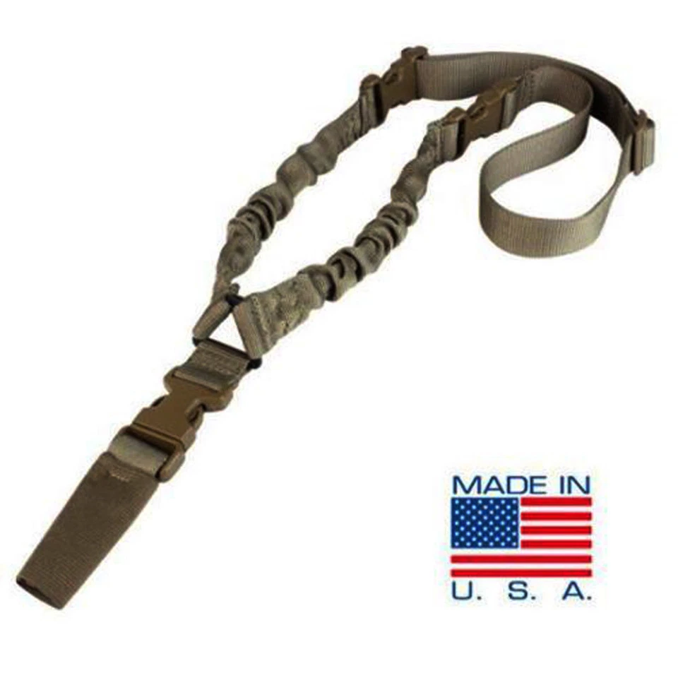 Correa de eslinga para rifle elástico Condor US1001 COBRA One 1 punto .223 5.56 OTAN HK gancho Foto 1 de 1