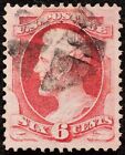 U.S. Used Stamp Scott #148 6c Lincoln. Wedge Fancy Cancel. Choice!