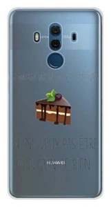 Coque en silicone imprimée compatible Huawei Mate 10 Pro Manger des gâteaux - Picture 1 of 3