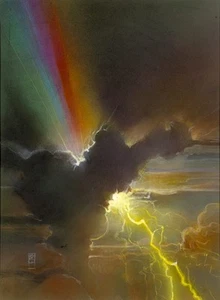 Bill Sienkiewicz Original Cover Artwork for proposed Thor Graphic Novel - Imagen 1 de 1