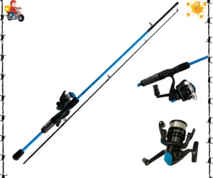 Neue Ozark Trail Wayfarer Spinnrute und Rolle Combo, blau - Bild 1 von 6