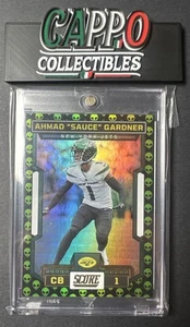 2023 Score Extraterrestrial Ahmad Sauce Gardner Alien Card SSP Case Hit - Imagen 1 de 2