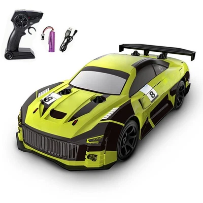 Plastic1:18 RC Drifter Q165 Drift Car Racing Vehicle Dual Tire RTR Light Battery - Image 1 of 4