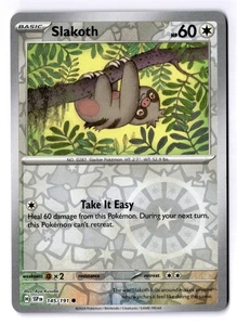 Slakoth Reverse Holo Common SV08: Surging Sparks 145/191 NM - Picture 1 of 2