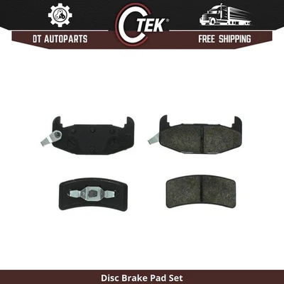 Pastillas de freno de disco traseras centradas para Oldsmobile Cutlass Supreme 1988-1993 Foto 1 de 4