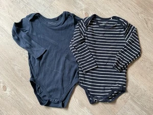 Kinderkleidung, 2 Teile, 2 Bodies, Langarm, H&M, Gr. 86/92 - Bild 1 von 3