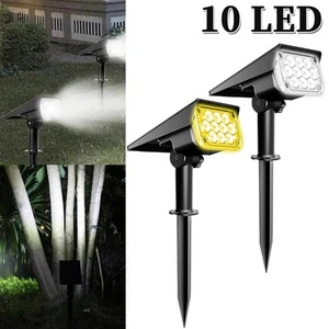 Waterproof 10LED Landscape Solar Power Outdoor Garden Path Solar Spot Light V0 - Picture 1 of 15