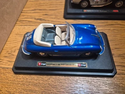 bburago modellino scala 1:24 Porsche 356B cabriolet 1961 - Immagine 1 di 2