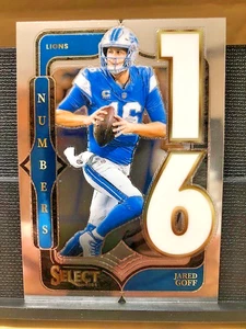 2024 Panini Select Football - Select Numbers Jared Goff #7 - Detroit Lions - NM - Picture 1 of 10