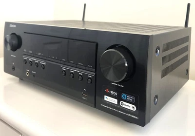 Denon AVR-S960H 7.2 Ch. 90W 8K AV Receiver Powered by HEOS Dolby Atmos - Works - Image 1 of 4