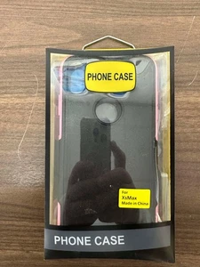 Black And Pink Rigid Plastic Case For iPhone Xs Max Cover Brand New 5E - Picture 1 of 3