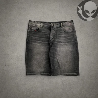Pantalones Cortos Diesel Denim, 36, Vintage Negros Ropa Informal Foto 1 de 4