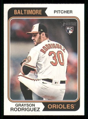 2023 Topps Heritage Image Variations #541 Grayson Rodriguez - Image 1 of 2