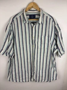 Camicia manica corta uomo Marks And Spencer puro lino XXXL - Foto 1 di 7