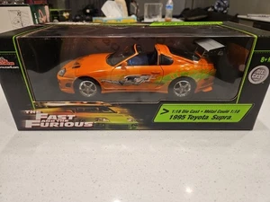 1995 TOYOTA SUPRA THE FAST AND THE FURIOUS 1:18 by RACING CHAMPIONS ERTL #36973 - Picture 1 of 7