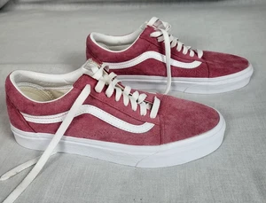 Neu ohne Etikett dunkelrosa Canvas Vans Turnschuhe Tennisschuhe Damengröße 9/Herren 7,5 Herbst - Bild 1 von 9