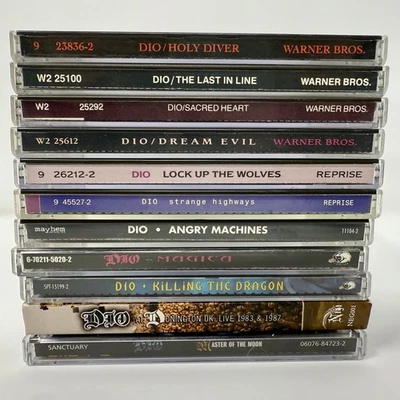 Ronnie James Dio CD Lot (12 Albums) – Classic Metal Collection - Holy Diver - Imagem 1 de 4