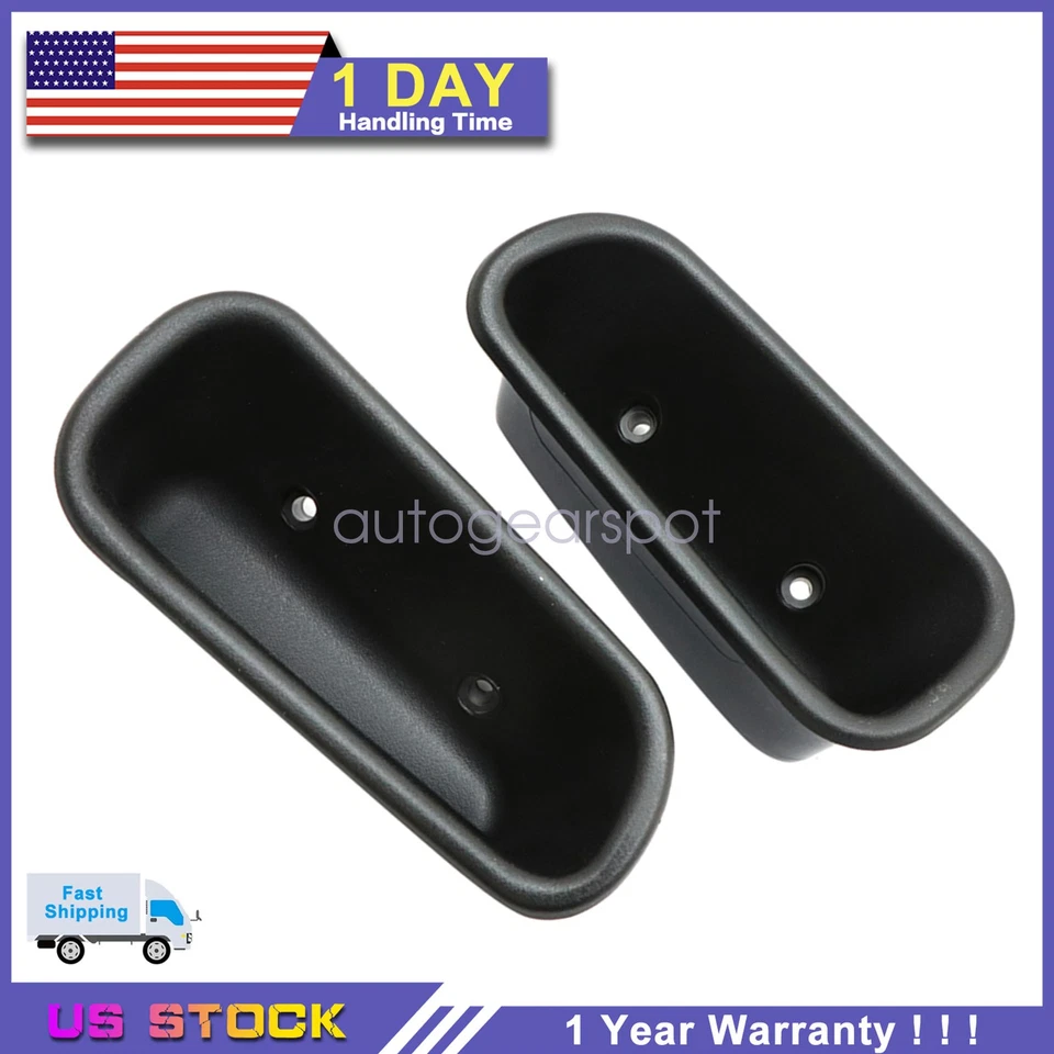 Para Dodge Ram 1500 2500 3500 1994-2001 Par Delantero Derecha Puerta Tirador Taza Foto 1 de 4