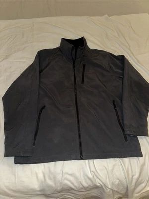 Chaqueta polar gris con cremallera completa Buffalo Outdoors XL para hombre Foto 1 de 4