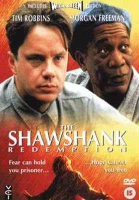 The Shawshank Redemption DVD (1998) Morgan Freeman, Darabont (DIR) cert 15 - Image 1 of 2