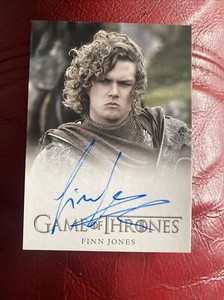 2012 Game of Thrones Autograph Finn Jones As Loras Tyrell Auto