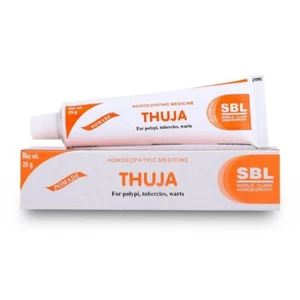 SBL Thuja Ointment For Warts - Thuja Homeopathic Cream (25g) - Picture 1 of 5