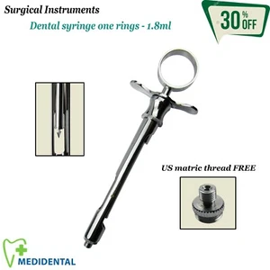 Jeringa de aspiración 1.8ml dental Con hilo métrico y US thread - Picture 1 of 4