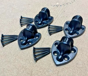 gate hinges heavy reversible hinge cups & screws two pairs for 19mm hinge pins - Picture 1 of 6