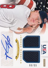 2012 USA Collegiate National Team Dual Jersey Signatures #12 Jordan Hankins 