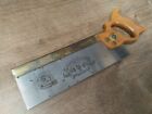 Vintage E Galick And Sons Lynx 12" Brass Back Tenon Saw, Almost Unused Condition