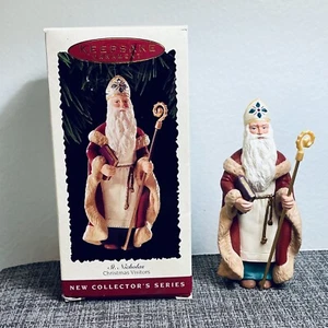 HALLMARK KEEPSAKE ORNAMENT ST NICHOLAS CHRISTMAS 1995 NEW COLLECTORS - Picture 1 of 5
