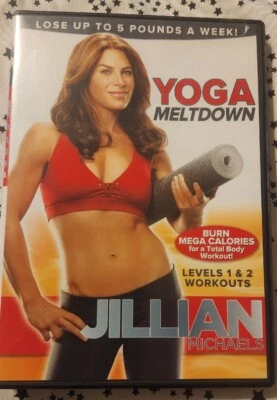 Yoga Meltdown Jillian Michael's DVD "Loose Up To 5 Lbs A Week" Fitness Like New - Image 1 of 3