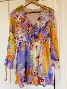 River Island Women’s Floral Mini Dress Size: 8 - Picture 1 of 6