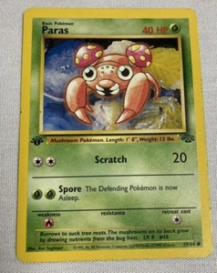 Pokemon 1. Edition Paras 59/64 1999 - Bild 1 von 4