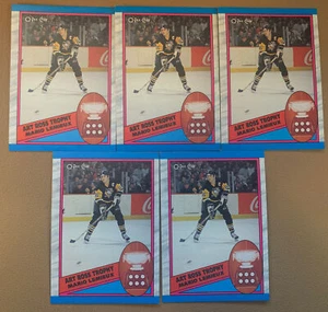 5x 1989-90 OPC O-pee-chee # 319 Mario Lemieux Art Ross Trophy - Picture 1 of 2