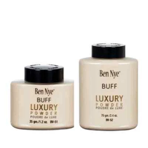 Ben Nye Luxury Powder Buff 2.4oz BV-52 (Talc-Free/1.2oz BV-51 (Talc-Free) - Picture 1 of 3