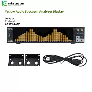 BDS PP-131 Audio Spectrum Analyzer Display 2U Rack 31-Band Music Rhythm Light - Picture 1 of 8