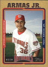 2005 (NATIONALS) Topps Gold #545 Tony Armas Jr. /2005