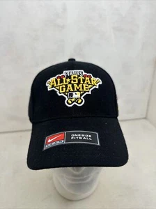 Schwarze Nike Team Mütze Pittsburgh Pirates All Star Game Wollmischung Strapback - Neu mit Etikett - Bild 1 von 7