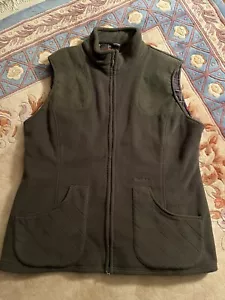 Barbour Northumberland Range Green Fleece Dunmoor Waistcoat Vest Plaid Lined - Picture 1 of 8