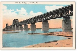 14th St. Bridge, Louisville, KY VTG Postcard SK1. - Picture 1 of 2