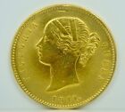 Autentyczna 1841 1 Mohur Brytyjska Kompania Wschodnioindyjska .917 22k Złota moneta Wiktoria