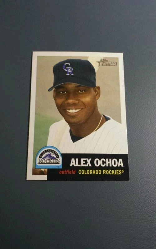 ALEX OCHOA 2002 TOPPS HERITAGE CARD # 230 A6315 - Image 1 of 1