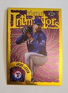 Jacob deGrom /P Rangers | 2023 Flashbacks Intimidators RARE Gold Border SP #156 - Picture 1 of 7